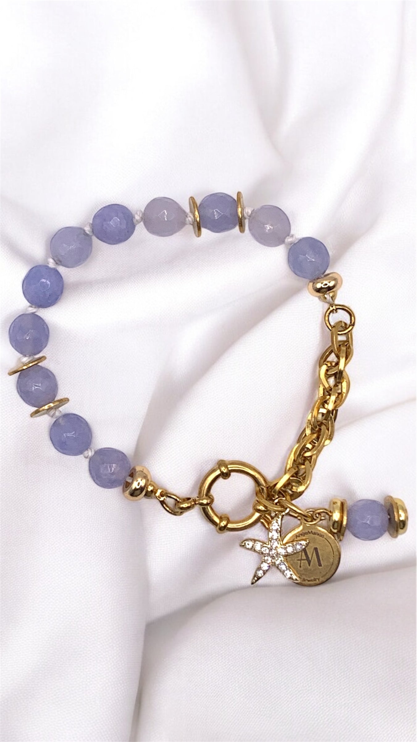 Armband Aquamarin Starfish AMM