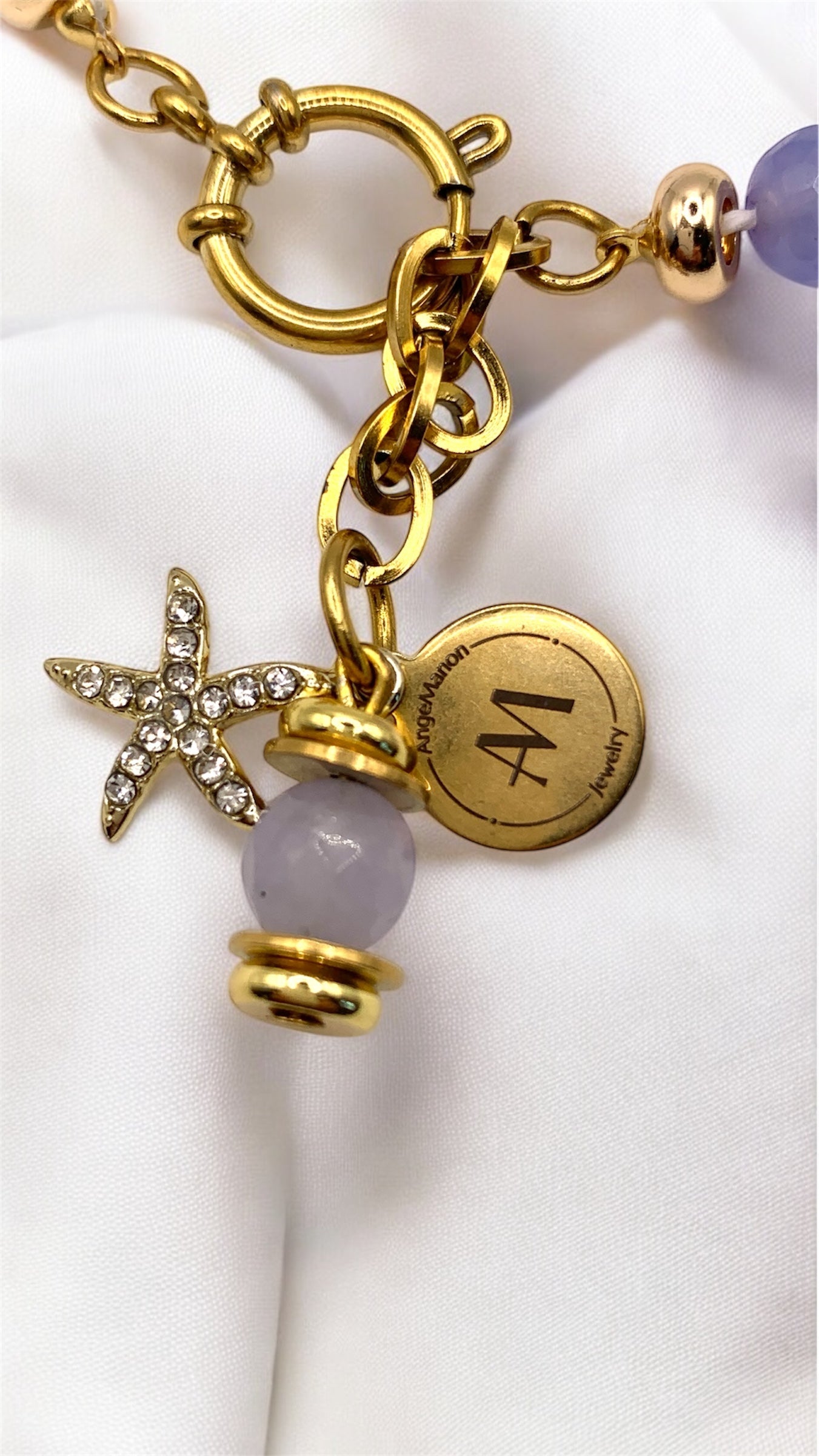 Armband Aquamarin Starfish AMM