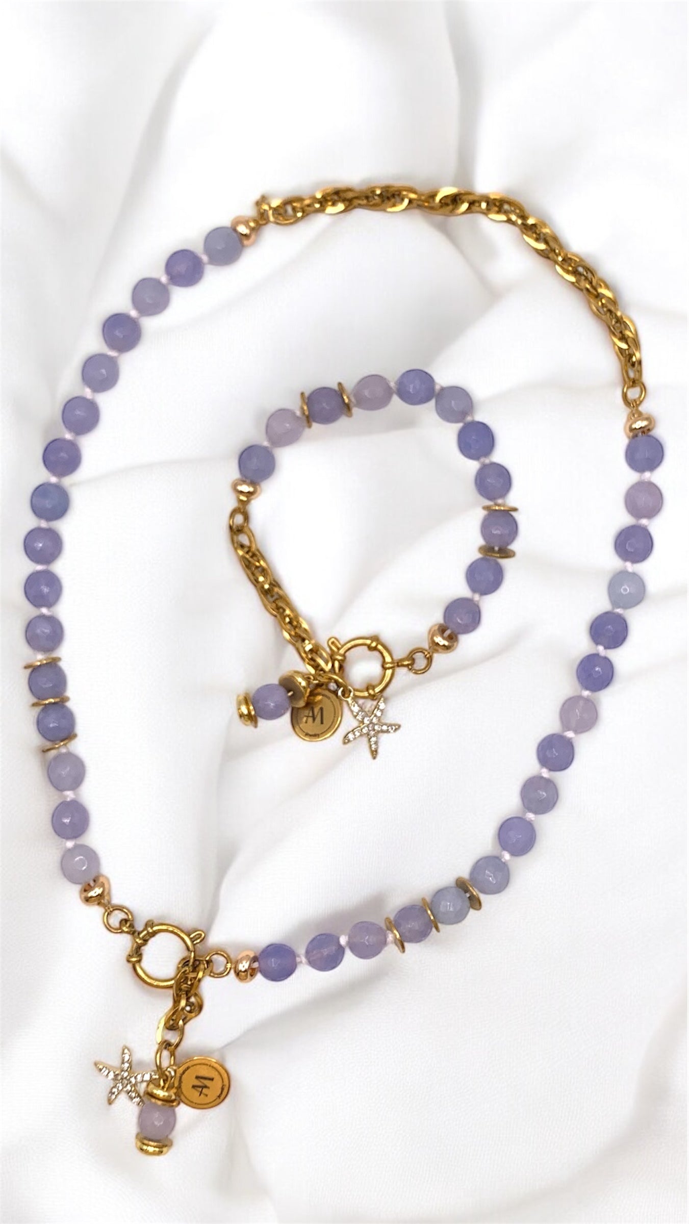 Armband Aquamarin Starfish AMM
