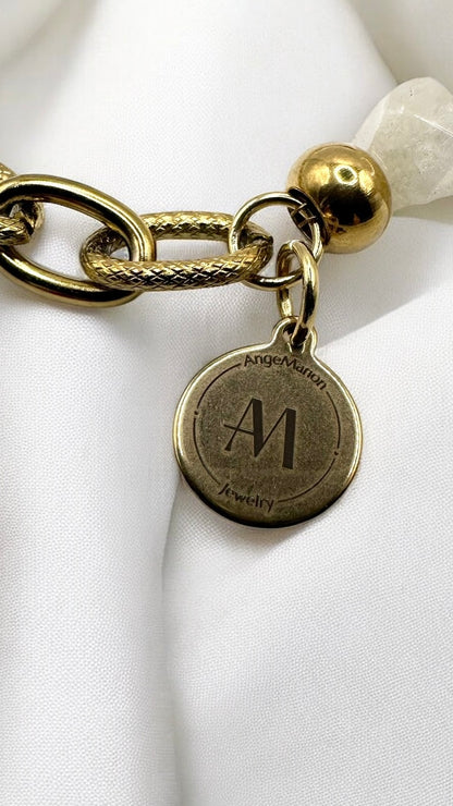 Armband Citrin and Gold AMA