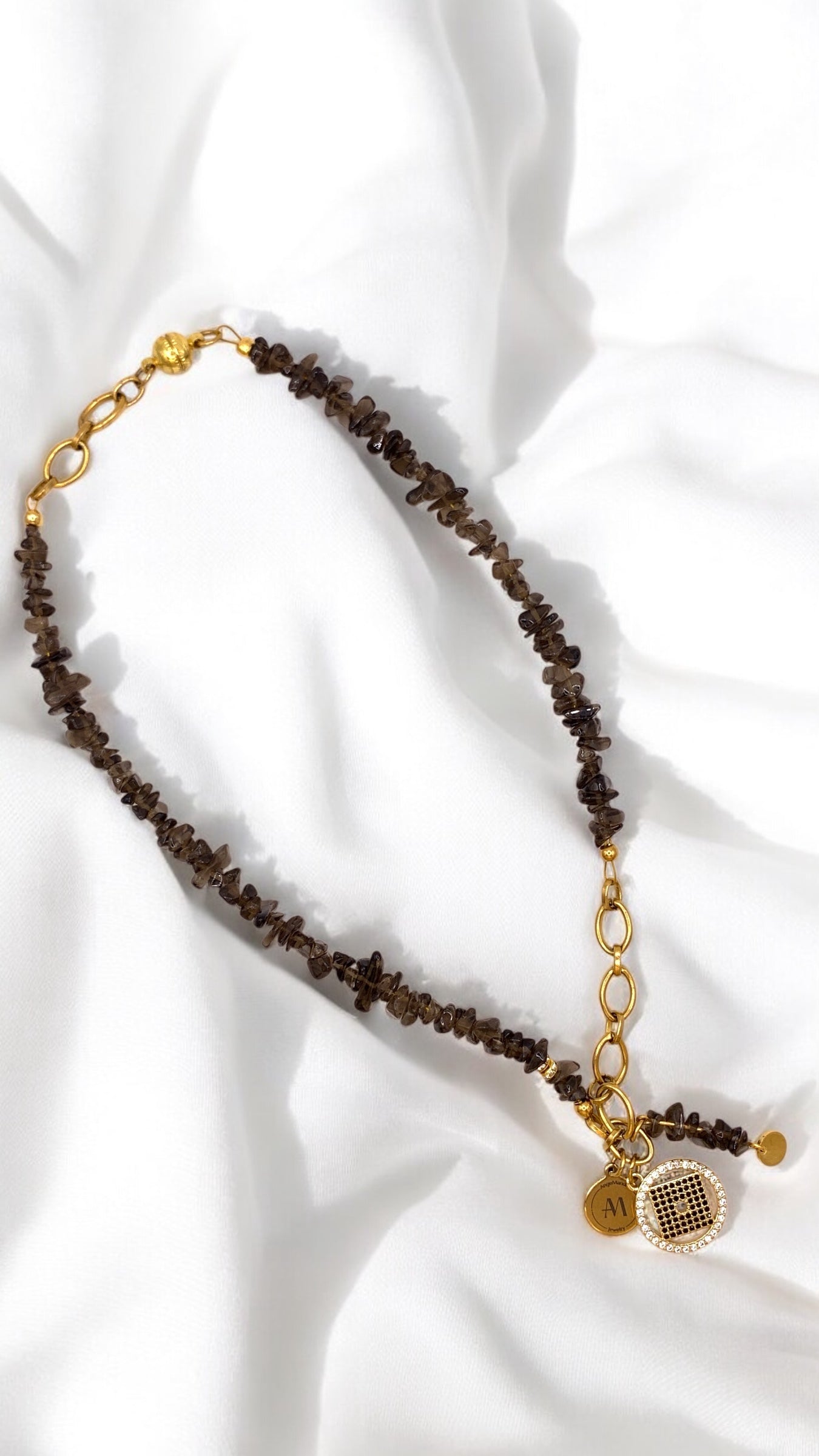 Kette Glittering Smoky Quartz AMM