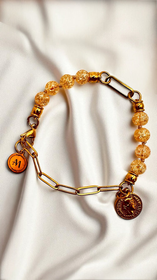 Armband Champagner Quarz AMA