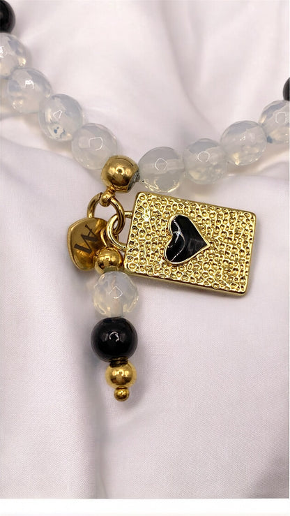 Armband Black and White AMM