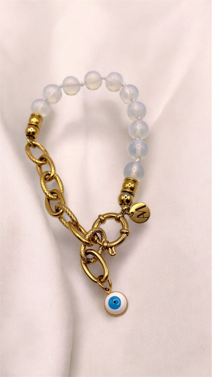 Armband Opal Evil Eye AMM