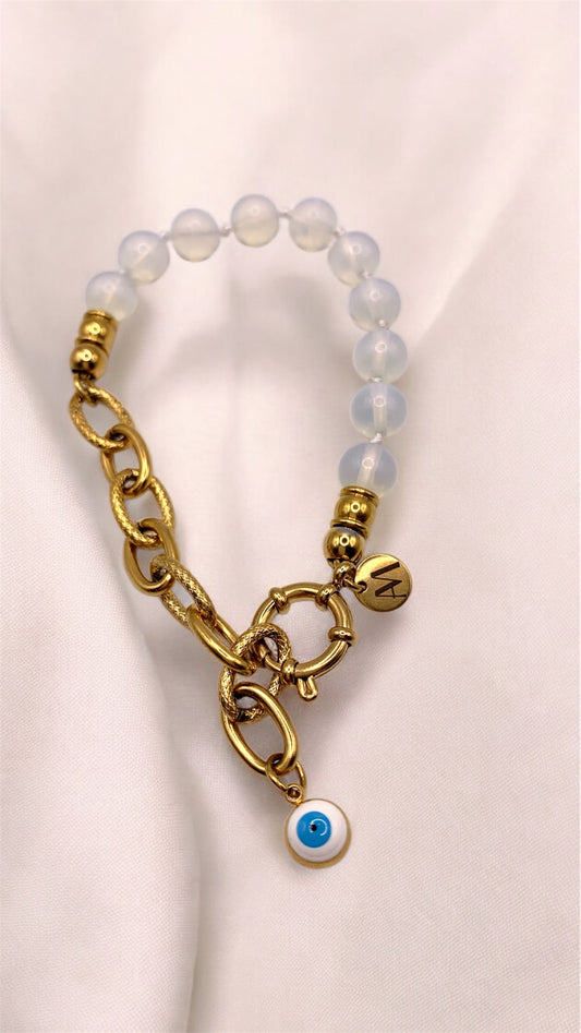 Armband Opal Evil Eye AMM
