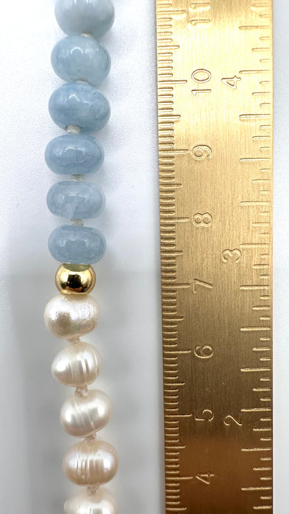 Armband Pearl-Aquamarin AMA