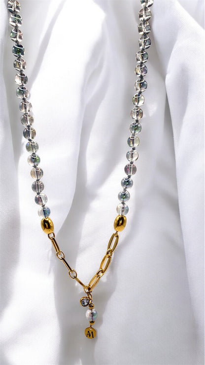Kette Shimmering Blue Pearl AMM