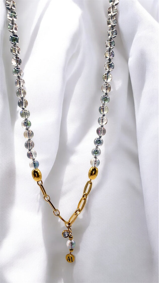 Kette Shimmering Blue Pearl AMM