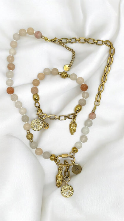 Kette Achat Eye-Hand AMA