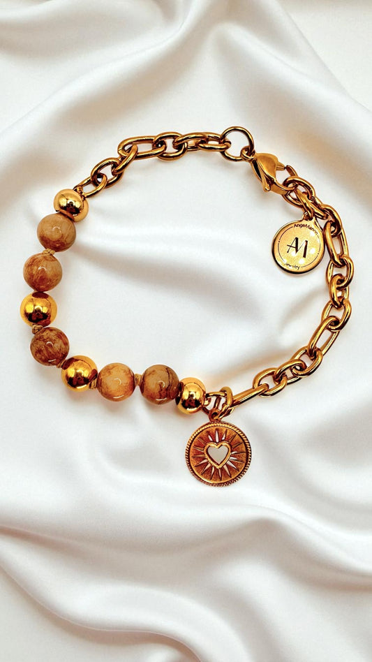 Armband Brown Chalcedon AMA