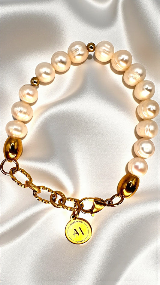Armband Pearl and Gold AMA