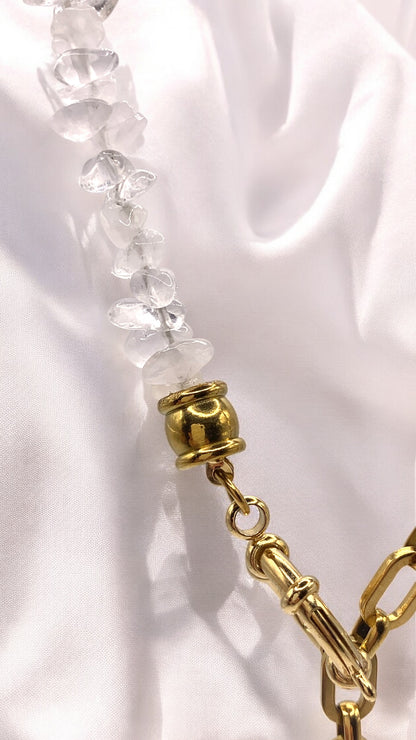 Kette Rock Crystal Butterfly AMM