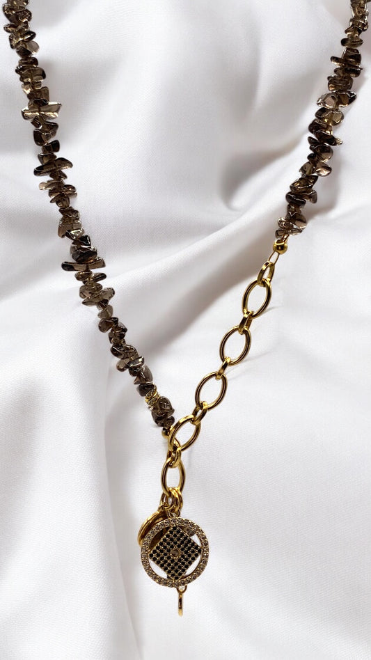 Kette Glittering Smoky Quartz AMM