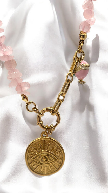 Kette Sweet Quartz Bird AMM