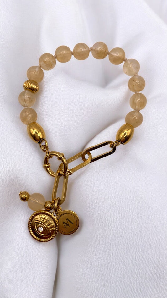 Armband Beige Eye AMM