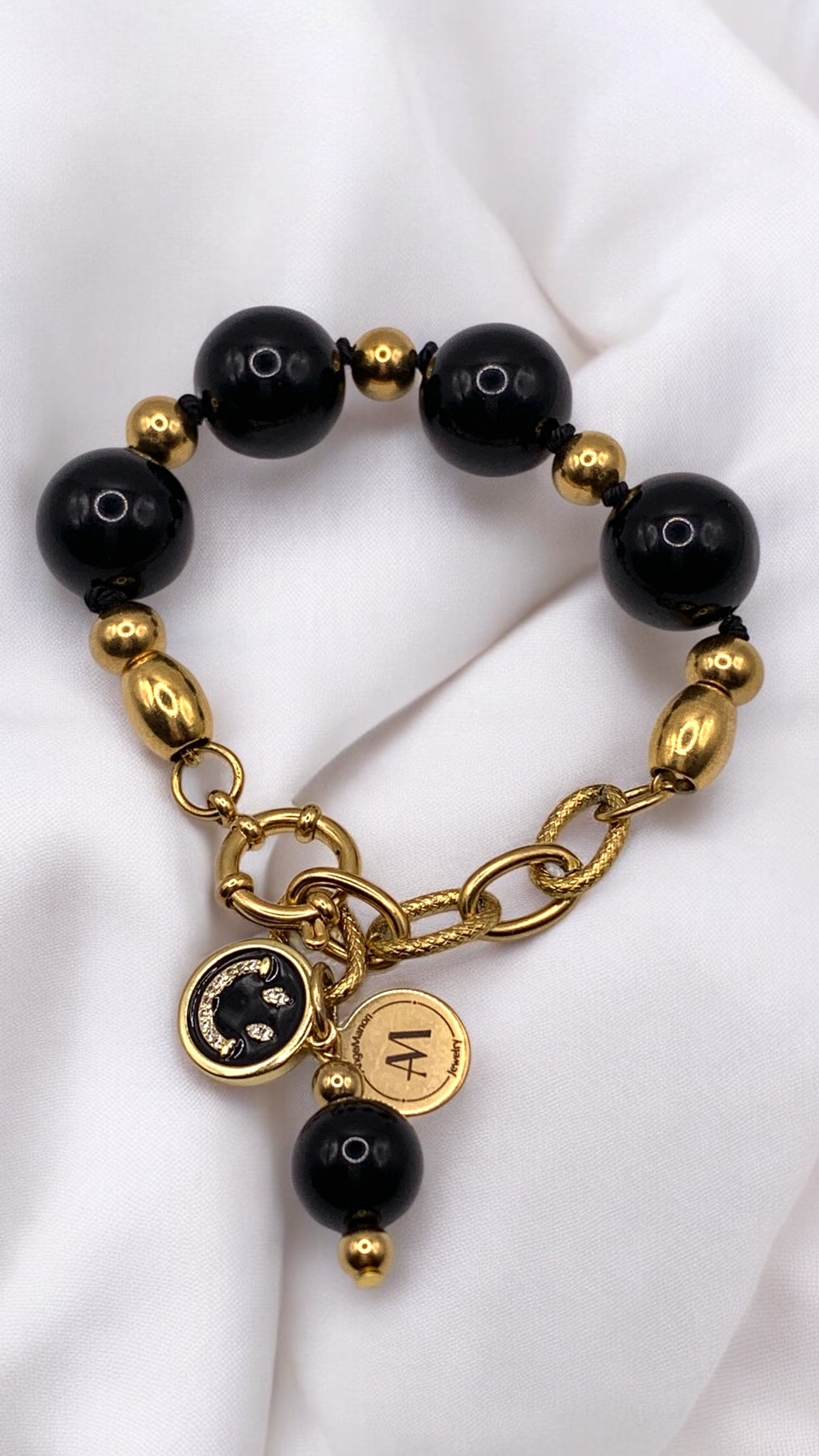 Armband Black Big Smile AMM