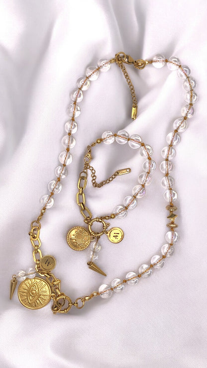 Kette Shiny Transparent Pearl AMM