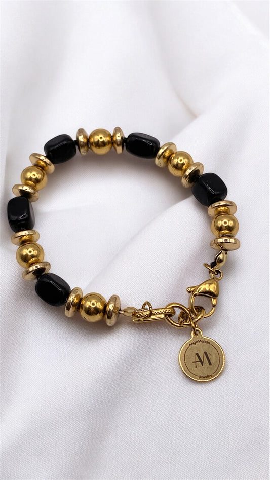 Armband Black and Gold AMM
