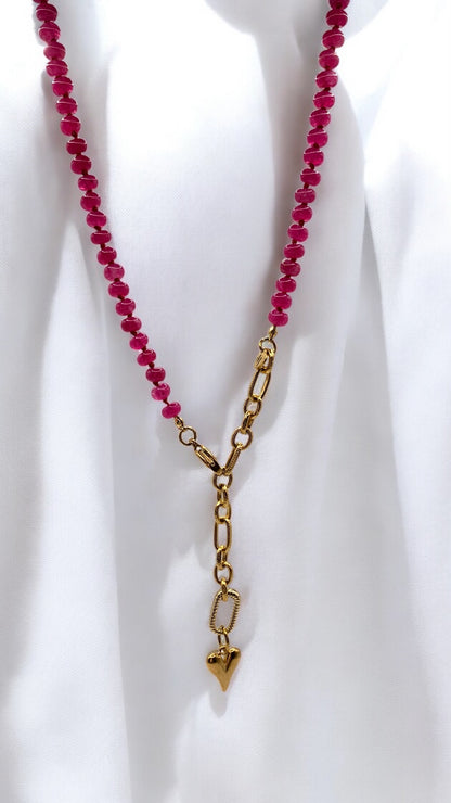 Kette Pink Heart AMM