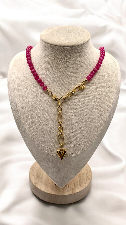 Kette Pink Heart AMM