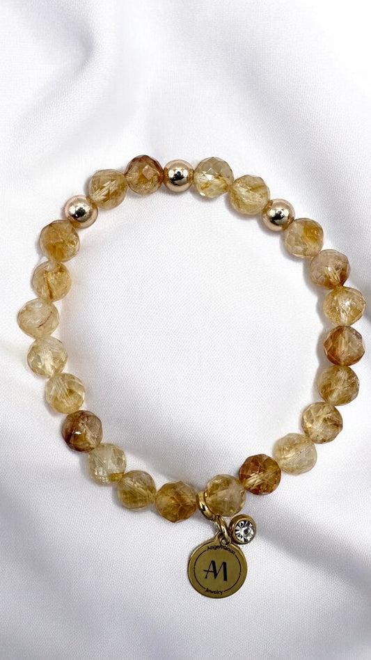 Armband Faceted Citrin AMA
