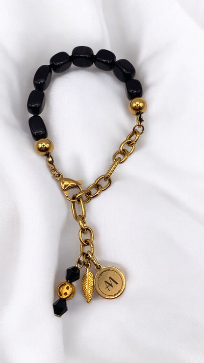 Armband Black Feather AMM