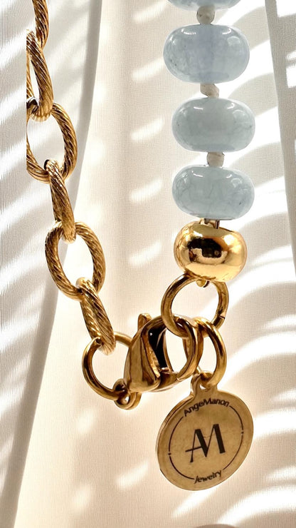 Kette Pearl-Aquamarin AMA