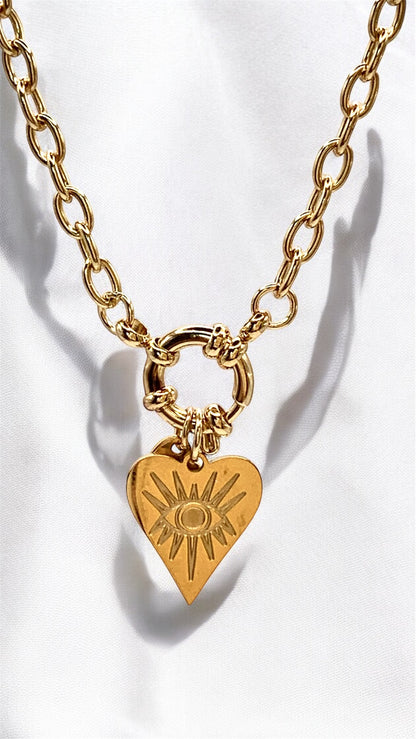 Kette Layer Golden Heart AMM