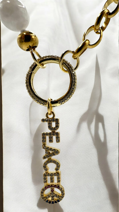 Kette White Peace AMA