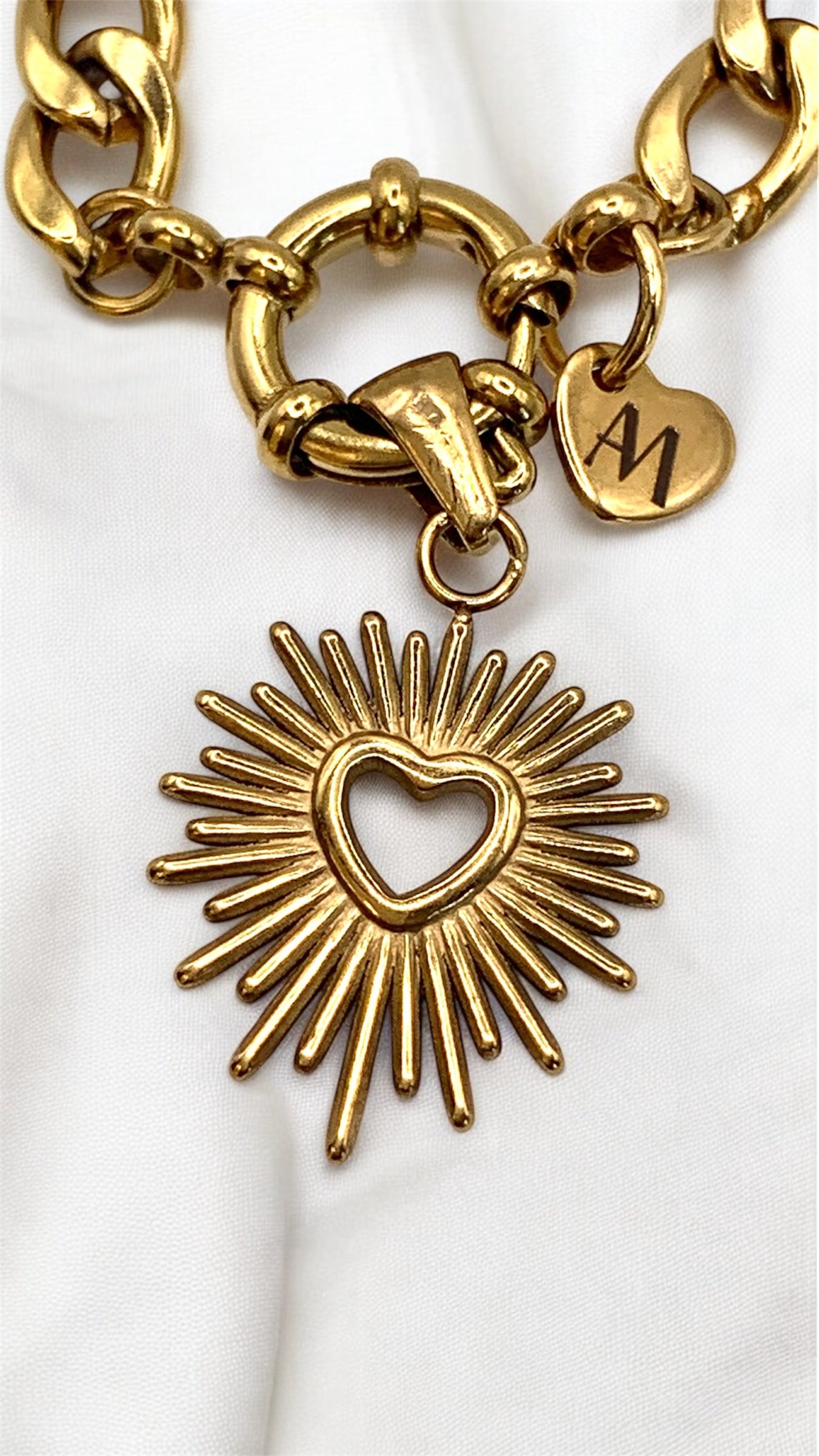 Kette Layer Sun- Heart AMM