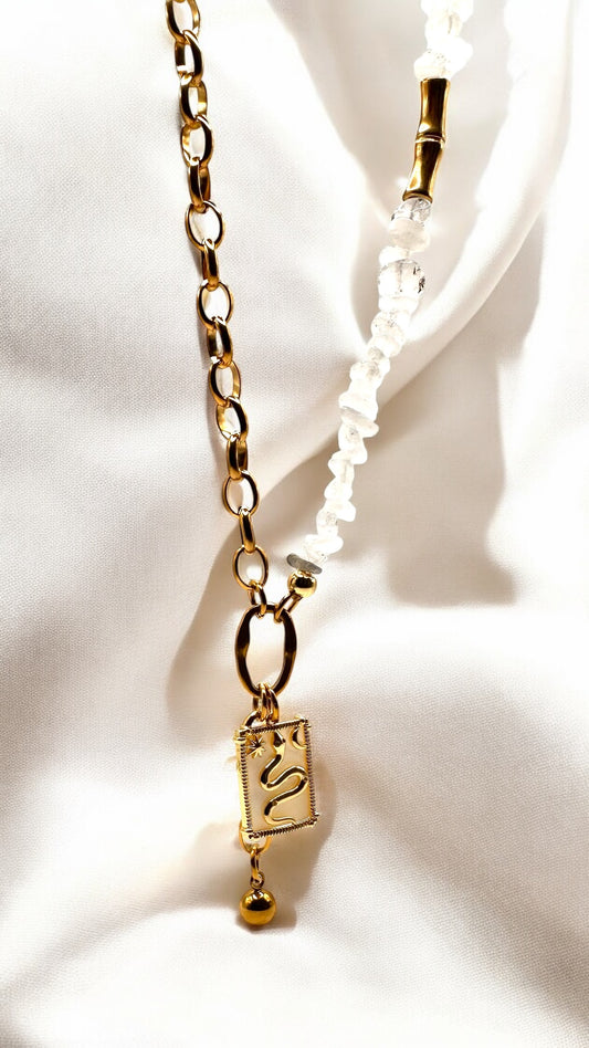 Kette White Snake AMA