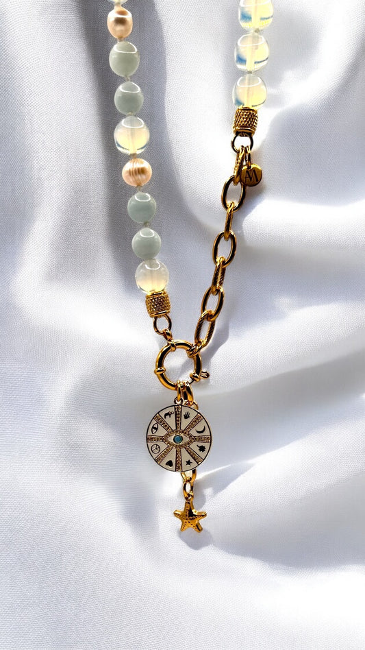 Kette Pearl Opal Summer AMA