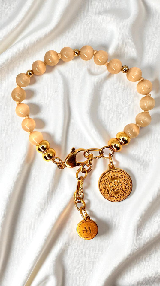 Armband Cateye Coin AMA