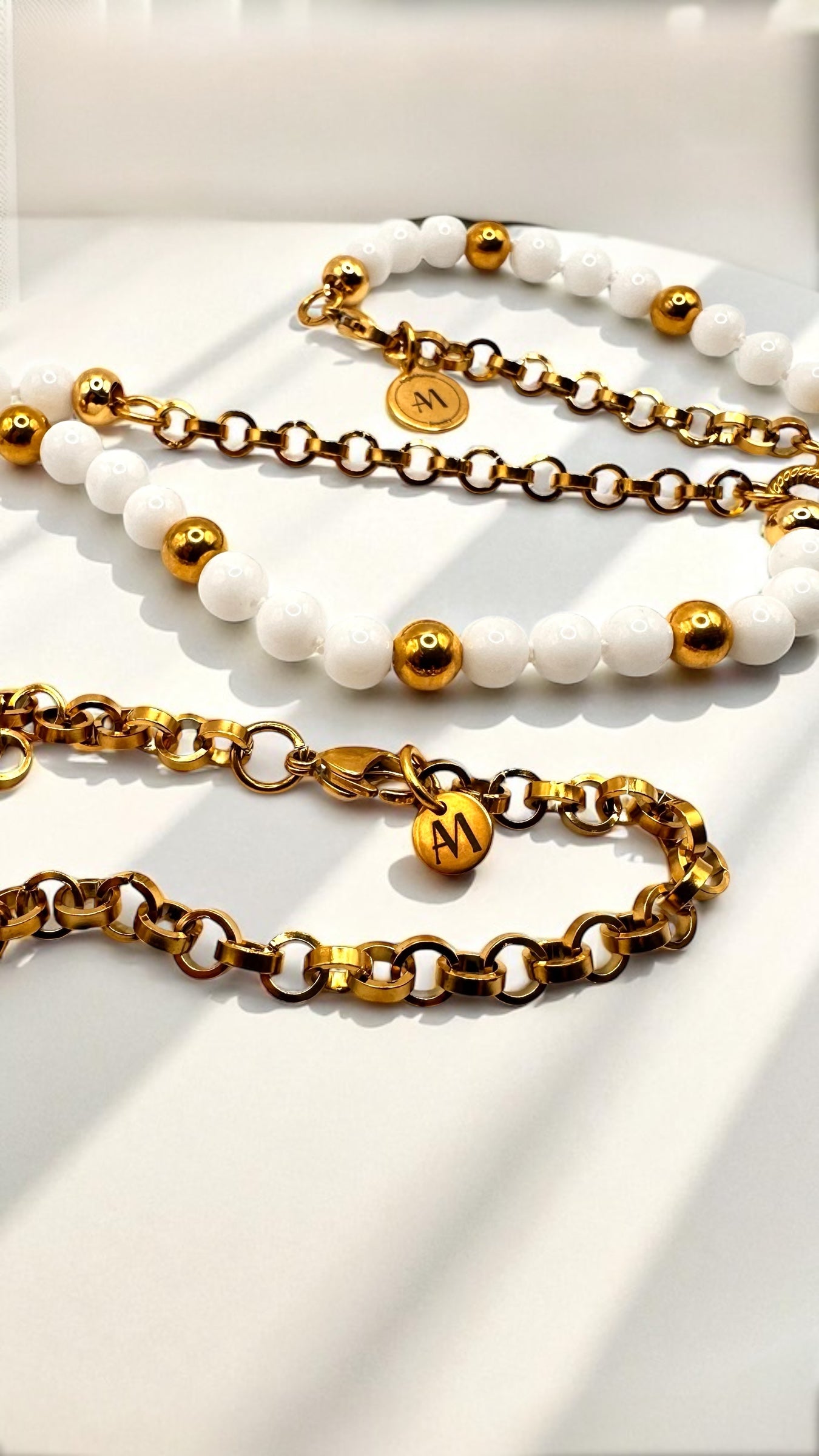 Kette Chalcedon Palm AMA