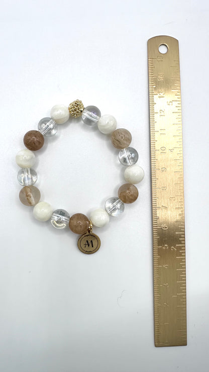 Armband Citrin and Shell AMA