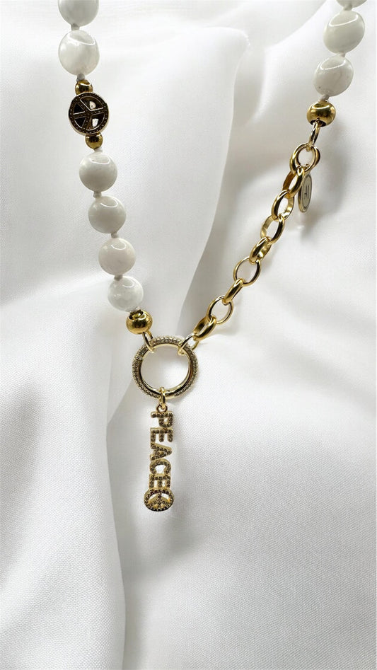 Kette White Peace AMA