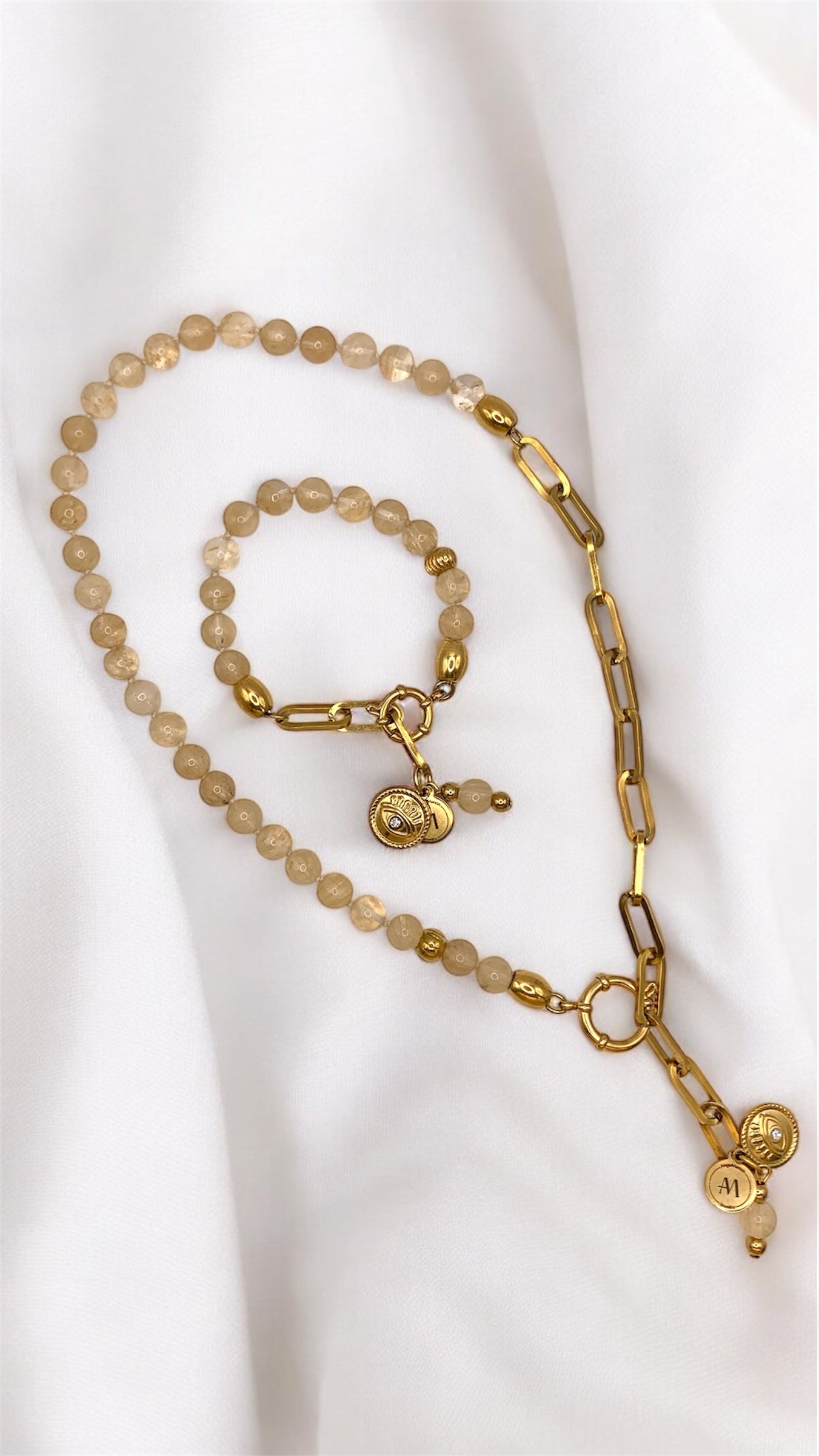 Armband Beige Eye AMM