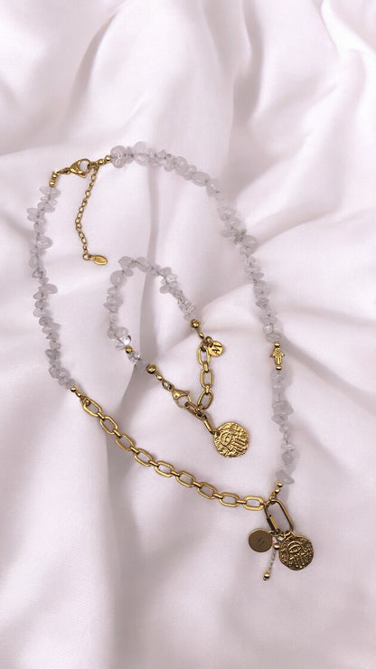 Kette Rock Crystal Hand AMM