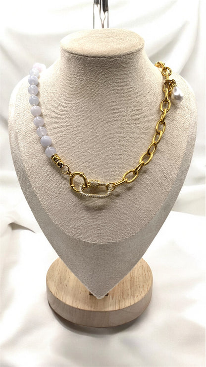 Kette Light Blue Pearl AMM