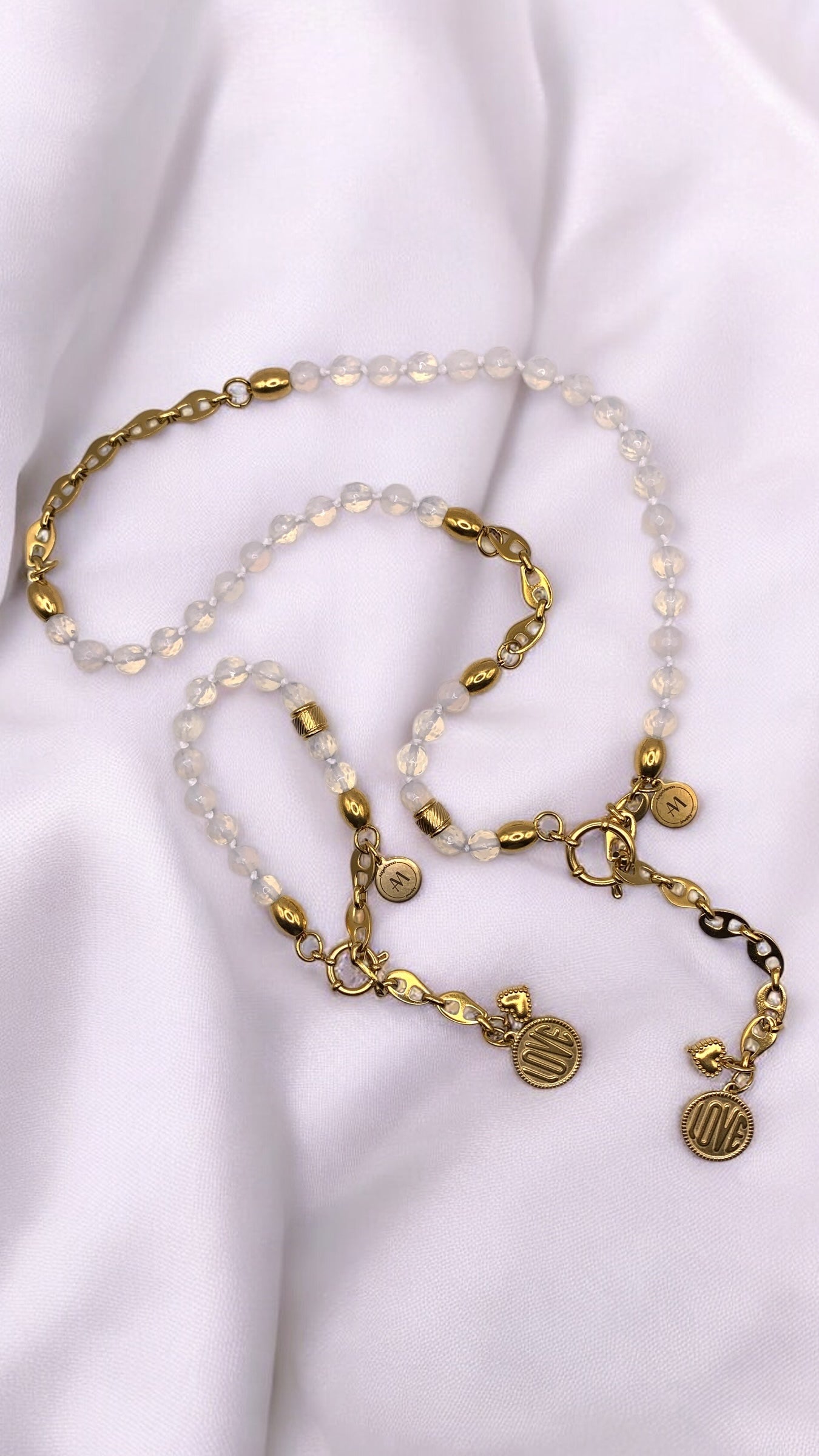 Armband Faceted Opal Love AMM