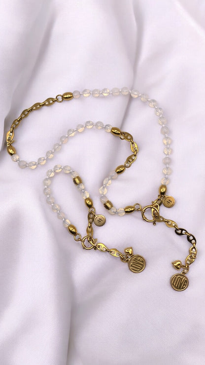 Armband Faceted Opal Love AMM