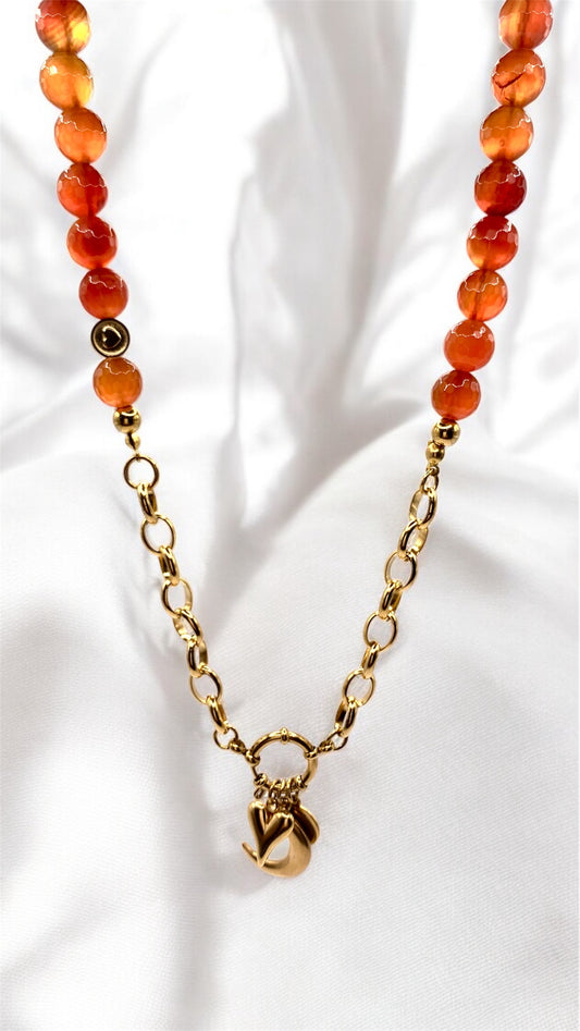 Kette Orange Heart AMM