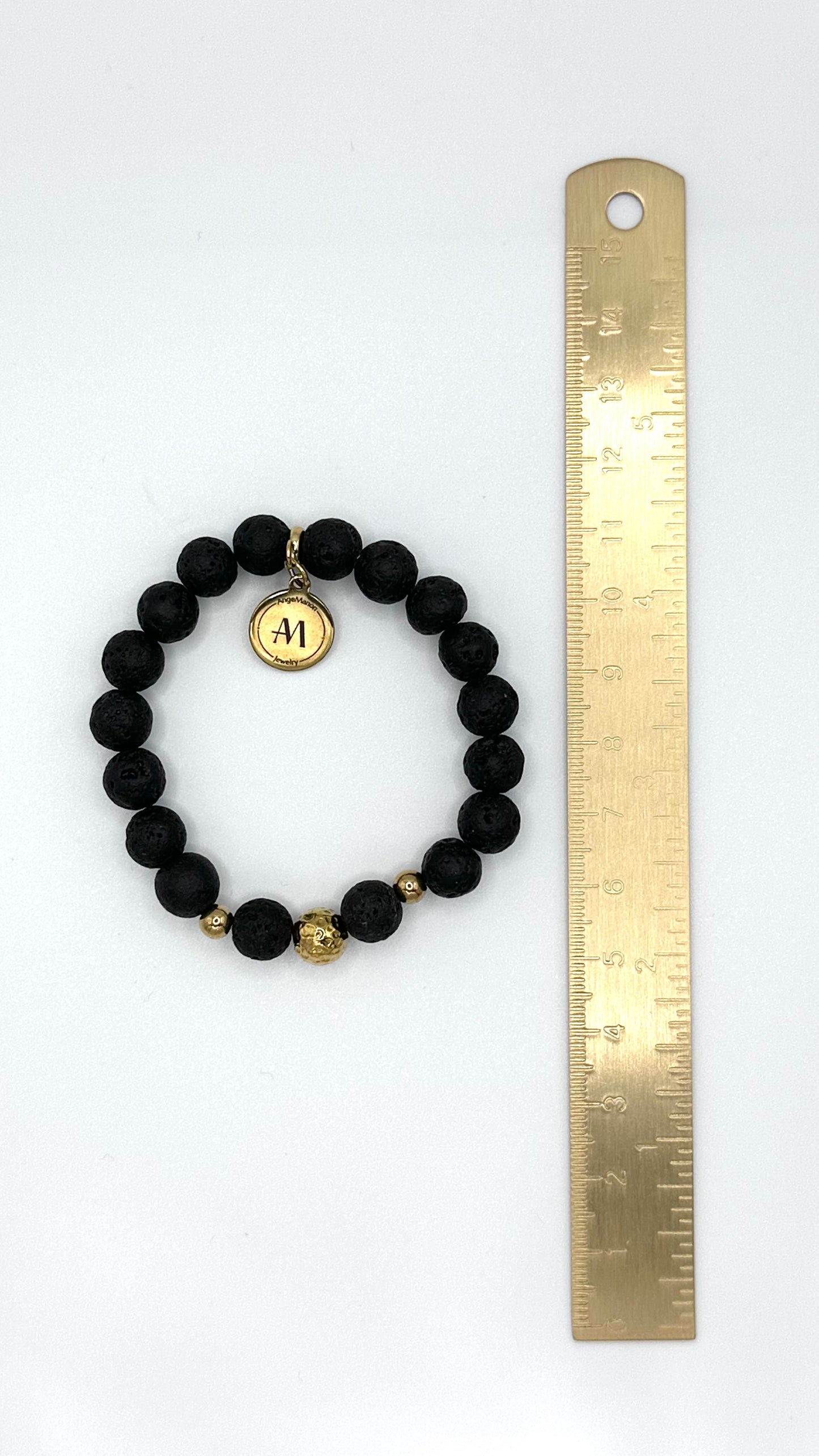 Armband Basalt and Gold AMA