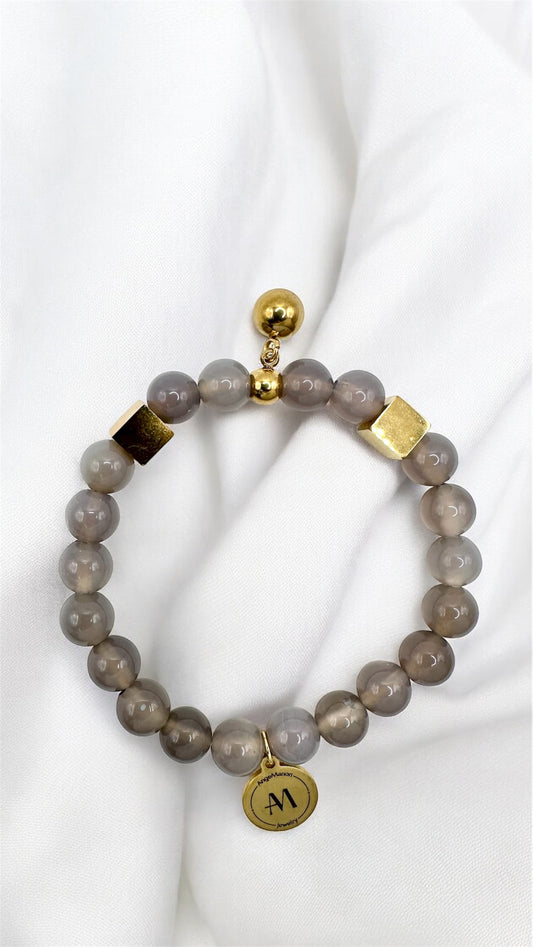 Armband Grey Achat AMA