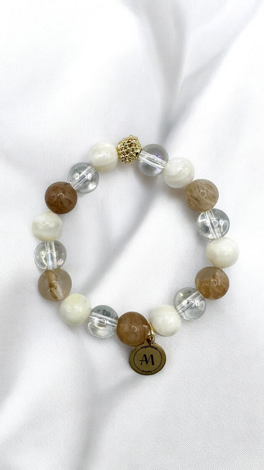 Armband Citrin and Shell AMA
