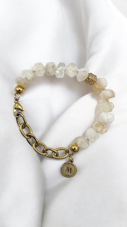 Armband Citrin and Gold AMA