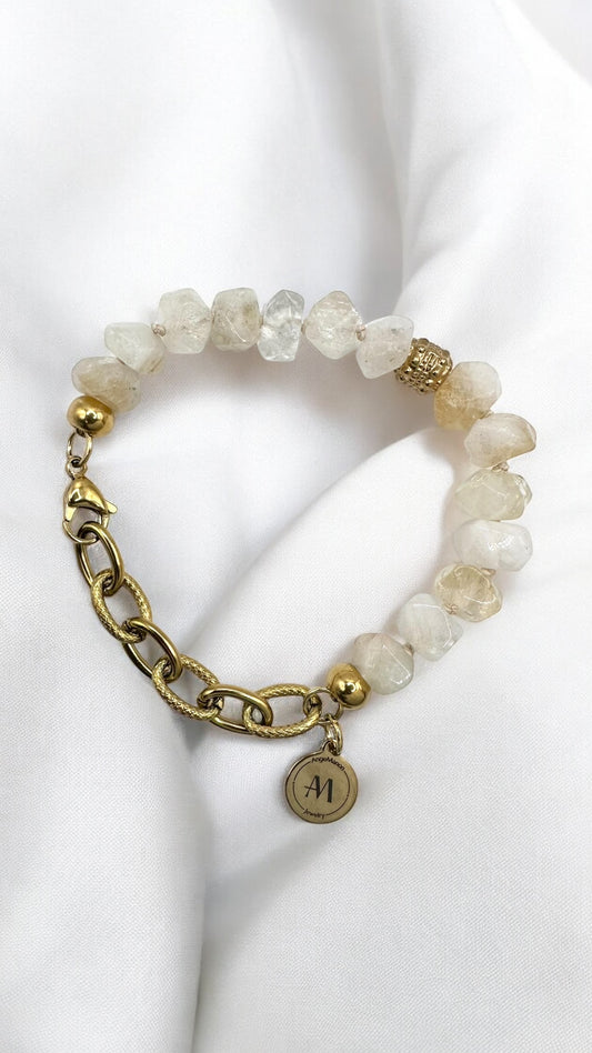 Armband Citrin and Gold AMA