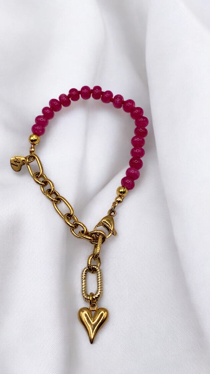 Armband Pink Heart AMM