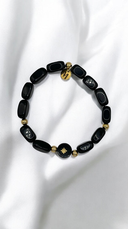 Armband Black Turmalin Star AMA