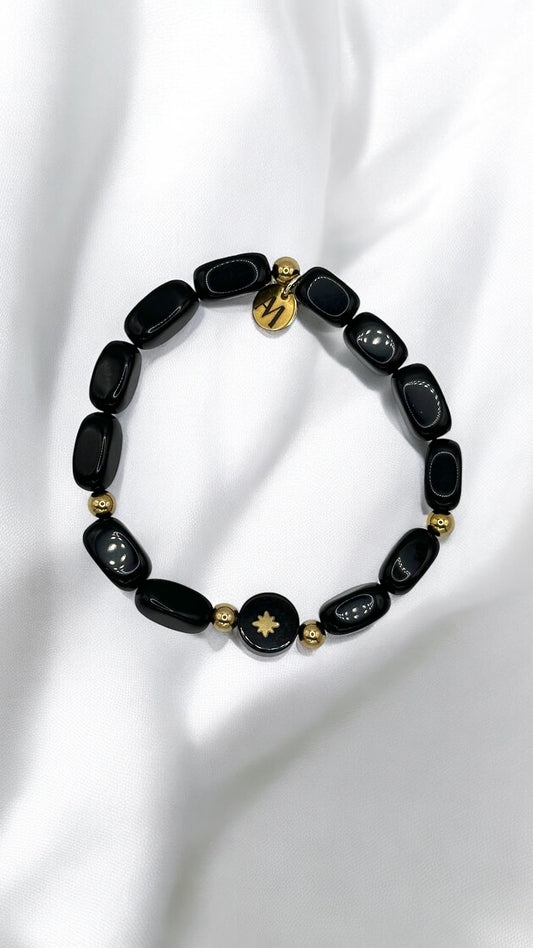 Armband Black Turmalin Star AMA